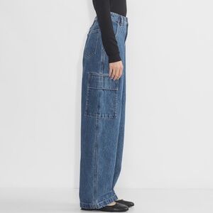 Aritzia Baggy Denim Cargo Jeans (size 26)